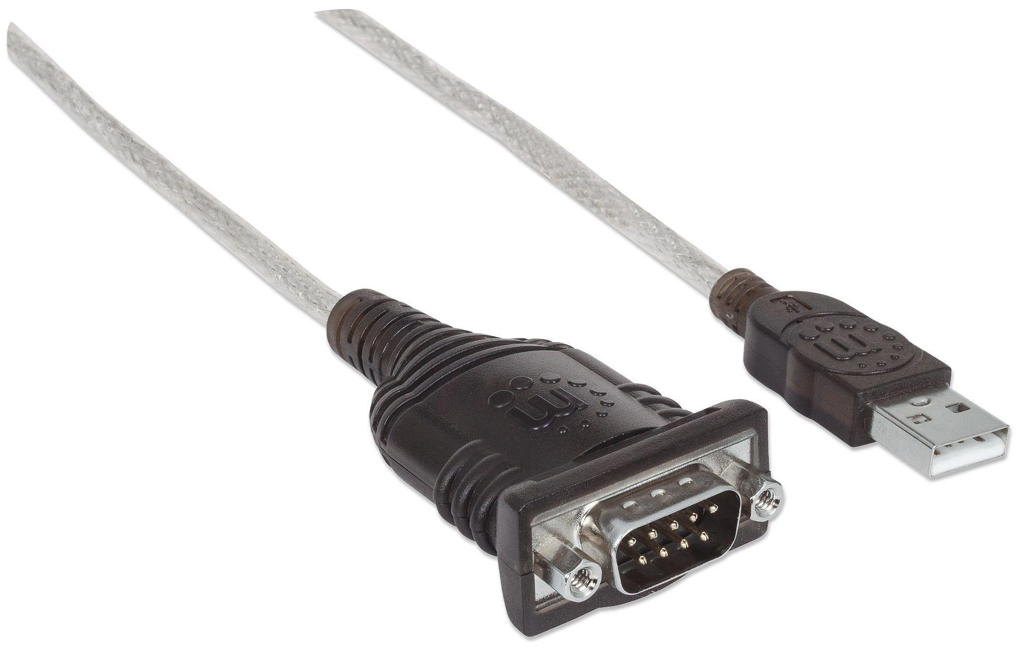 Manhattan USB-A – RS-232 USB laidas, 1,8 m skaidrus (151849)