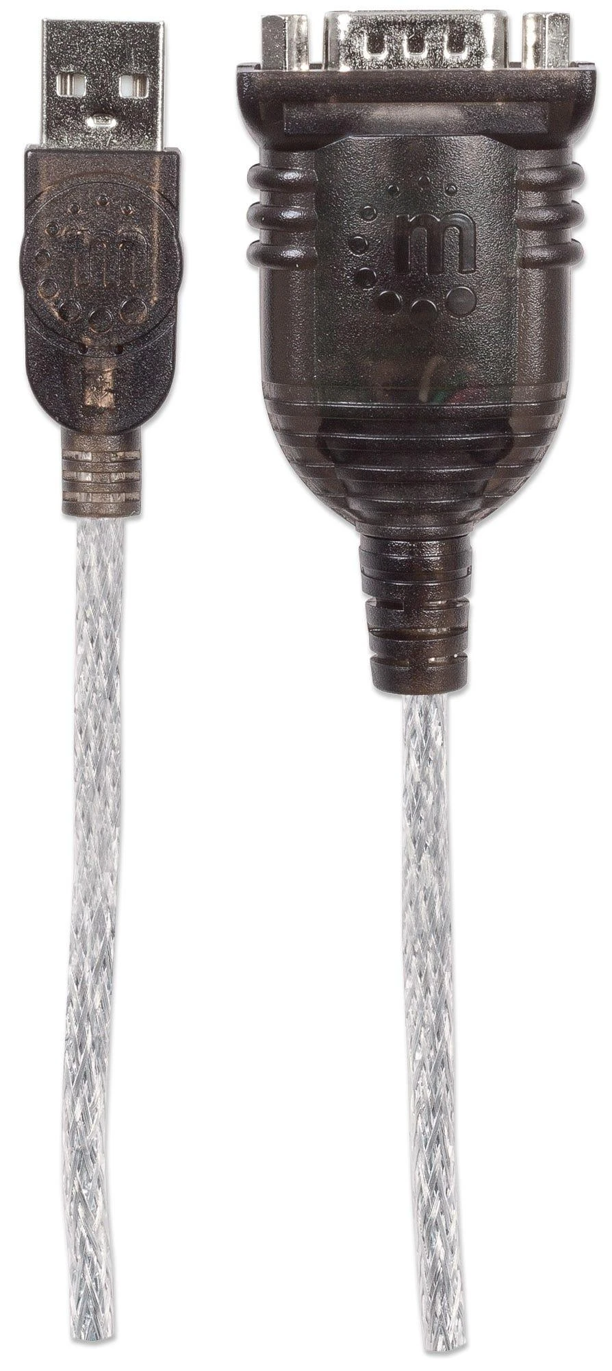 Manhattan USB-A – RS-232 USB laidas, 1,8 m skaidrus (151849)