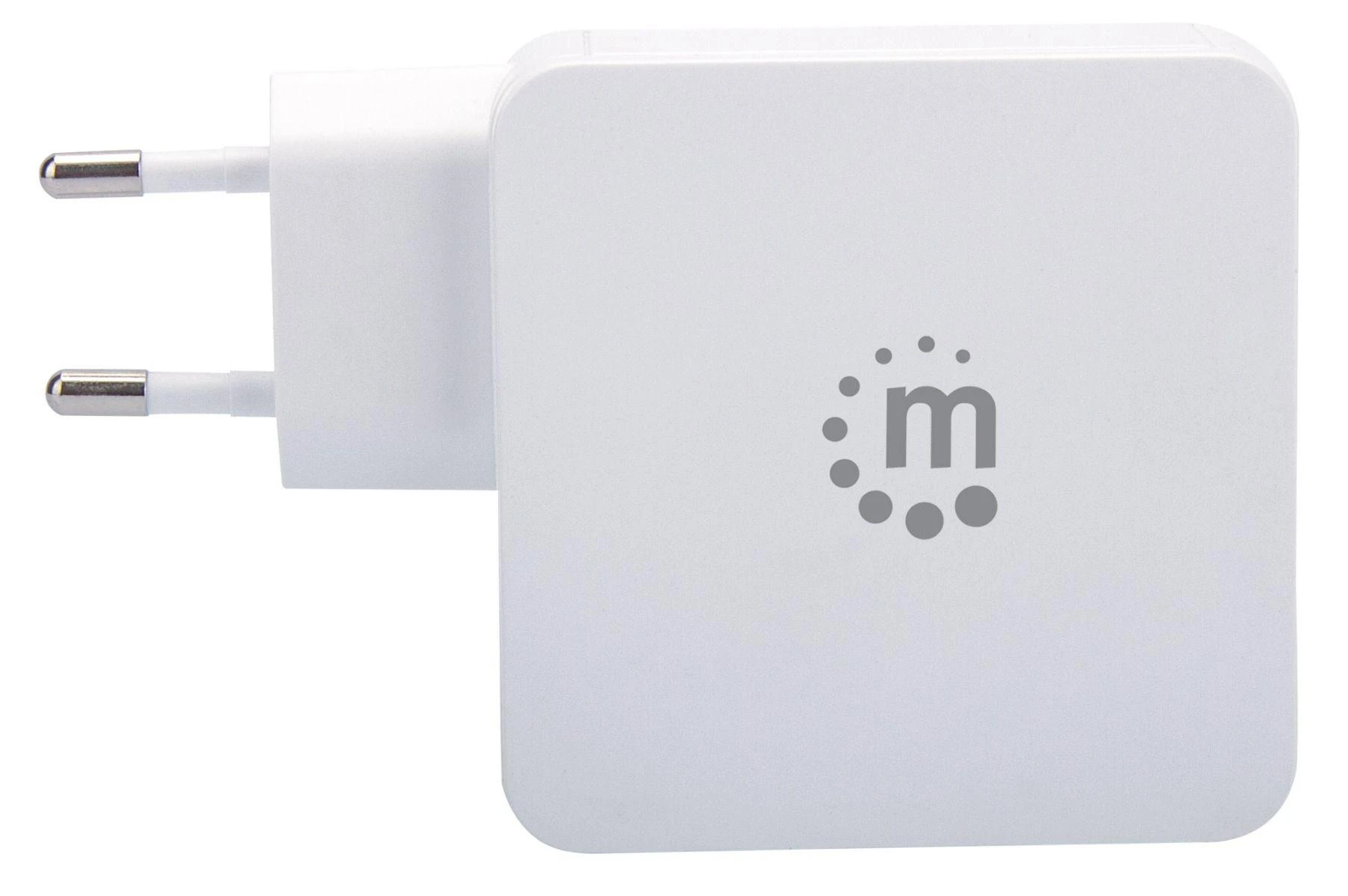 Manhattan kroviklis USB-C 5-20V iki 45W, USB-A 5V iki 2.4A baltas