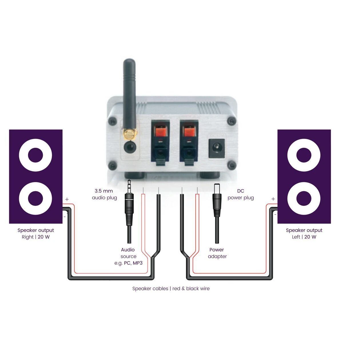Marmitek BoomBoom 460 Bluetooth nerūdijantis plienas