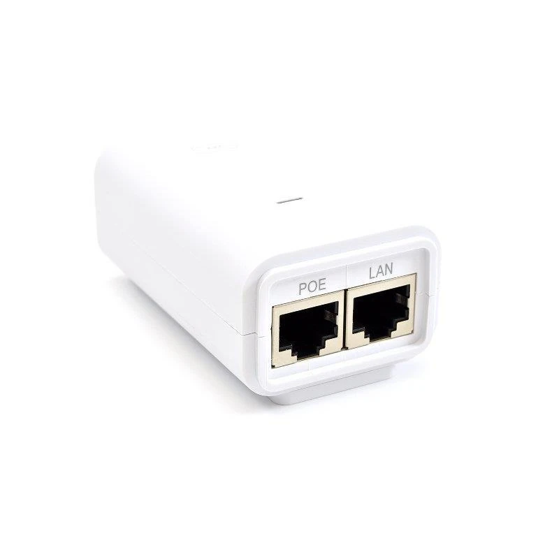 UBIQUITI POE-24-24W Ubiquiti PoE-24 pasyvus PoE adapteris EU, 24V 1A, įžeminimas / ESD apsauga, 24W