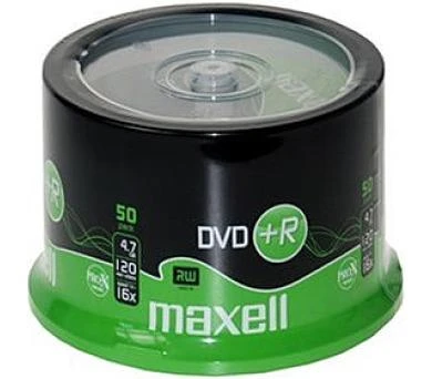 DVD Diskai - Maxell DVD+R 4.7GB 16x Ritinėlis 50 vnt.