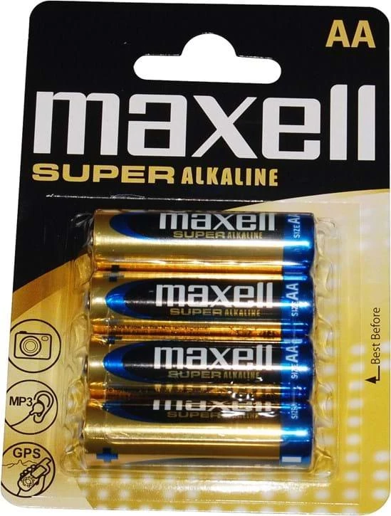 Baterijos Maxell AA LR6 Super 4 Vnt.