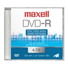 DVD-R diskai MAXELL, 4,7GB, 16X, 120 min., 100 vnt.