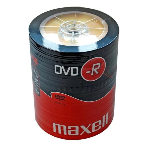 DVD-R diskai MAXELL, 4,7GB, 16X, 120 min., 100 vnt.
