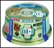 Maxell DVD + R 4,7 GB 16x50 vnt (275640.30.TW)
