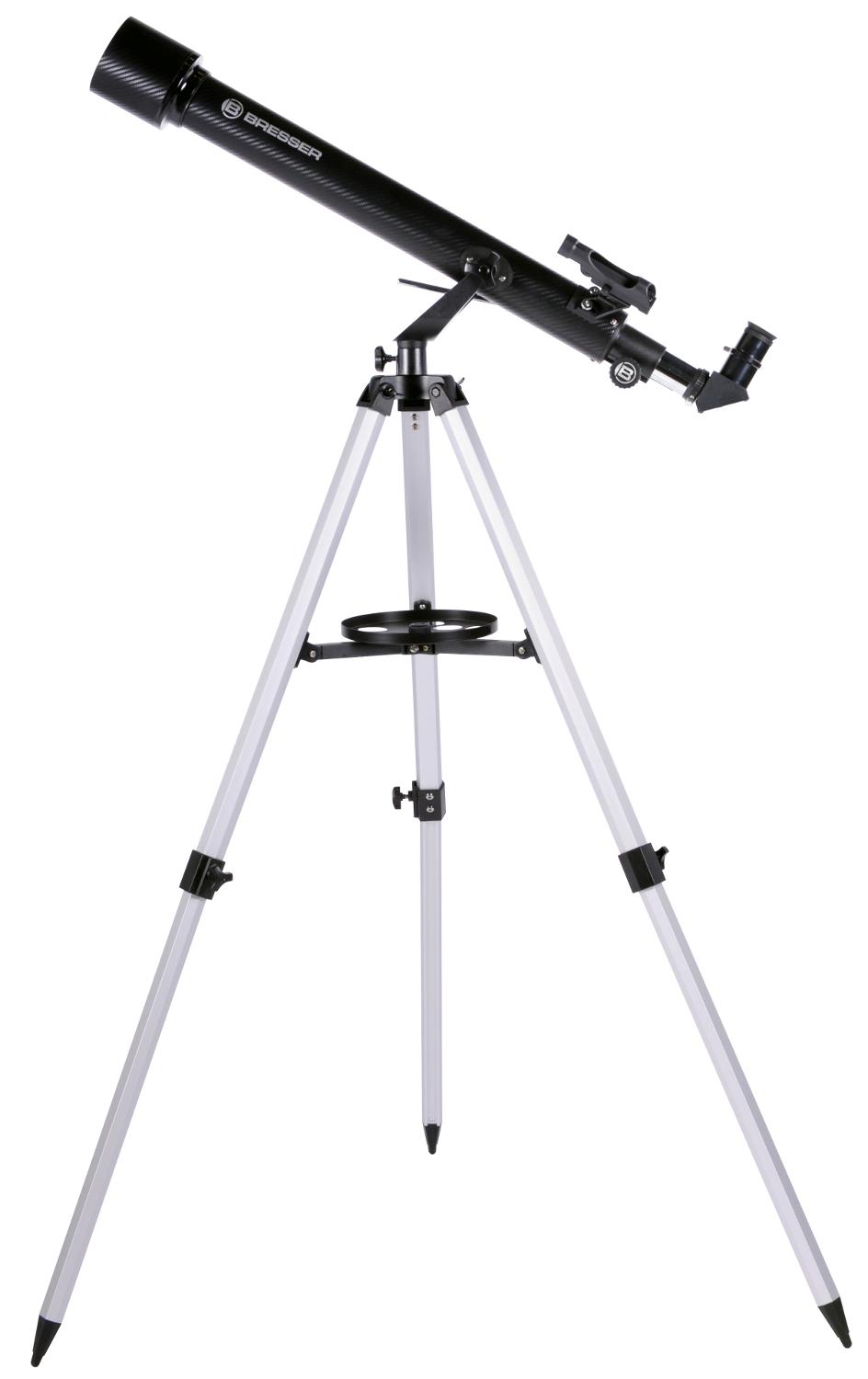 BRESSER Arcturus 60/700 AZ - Refraktorinis teleskopas su išmaniojo telefono adapteriu ir s
