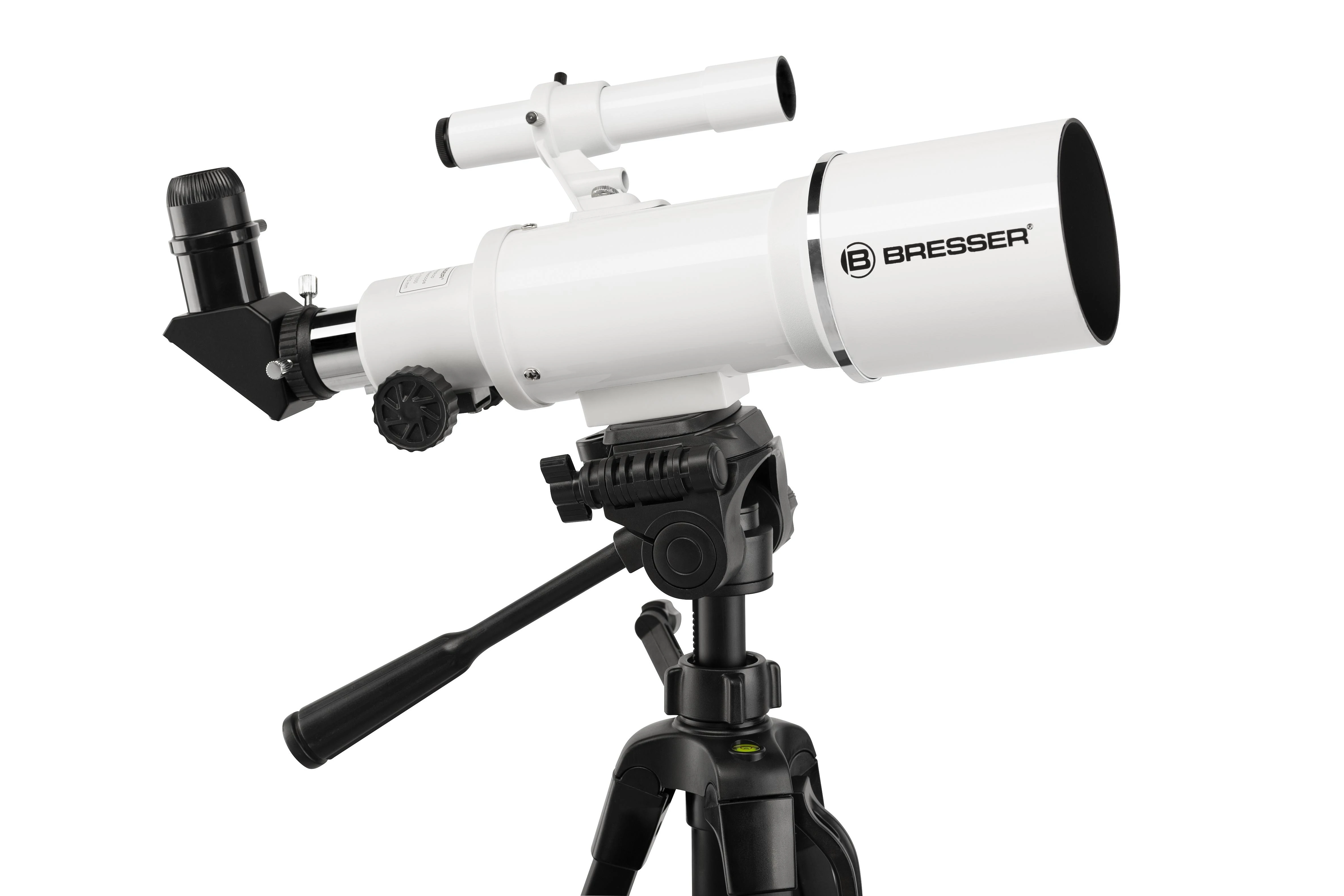 Teleskopas Bresser Classic 70/350 AZ 18 - 140x su išmaniojo telefono adapteriu