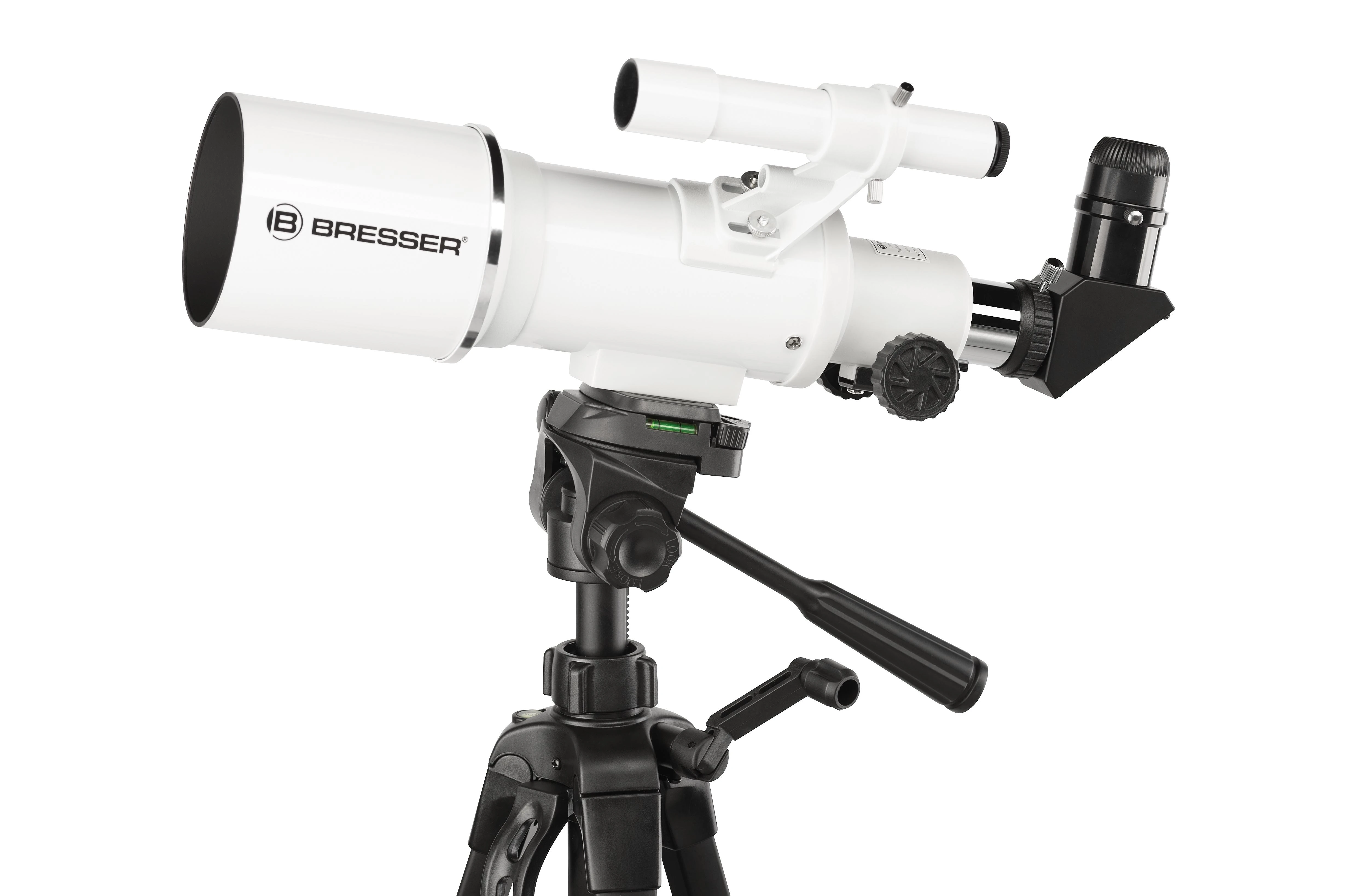 Teleskopas Bresser Classic 70/350 AZ 18 - 140x su išmaniojo telefono adapteriu