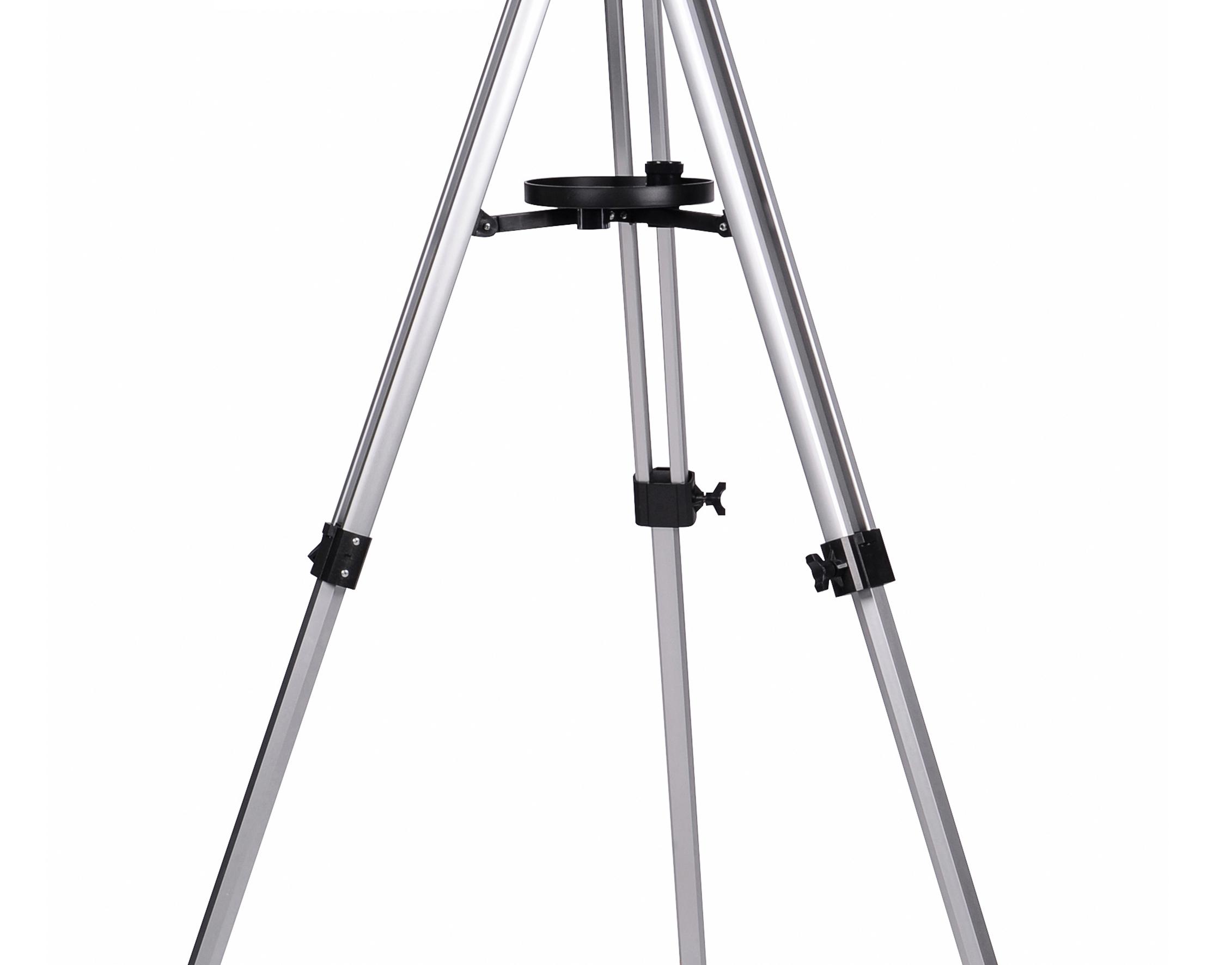 Teleskopas BRESSER Galaxia 114/900 EQ-Sky <228x su saulės filtru ir išmaniųjų telefonų ada
