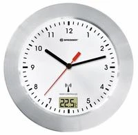 Bresser MyTime Bath radijo bangomis valdomas laikrodis (Baltas)