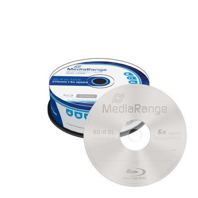 MEDIARANGE MR508 - 50 GB - BD-R DL - Cakebox - 25 vnt.