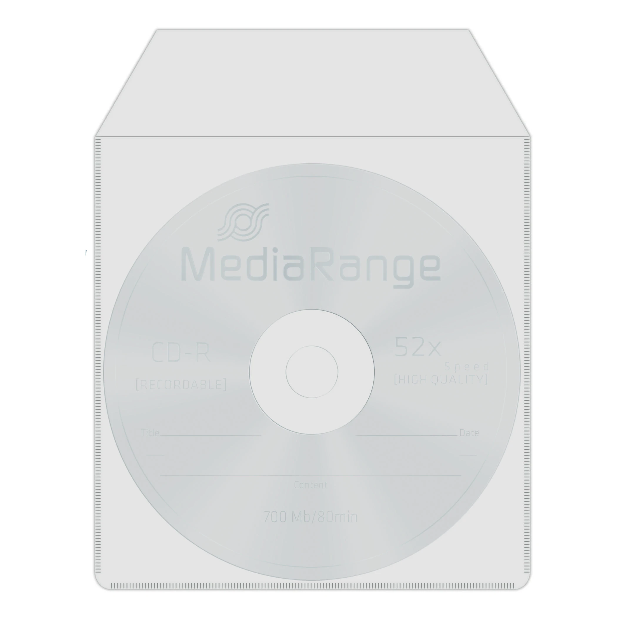 MediaRange CD-R diskas popieriniame voke