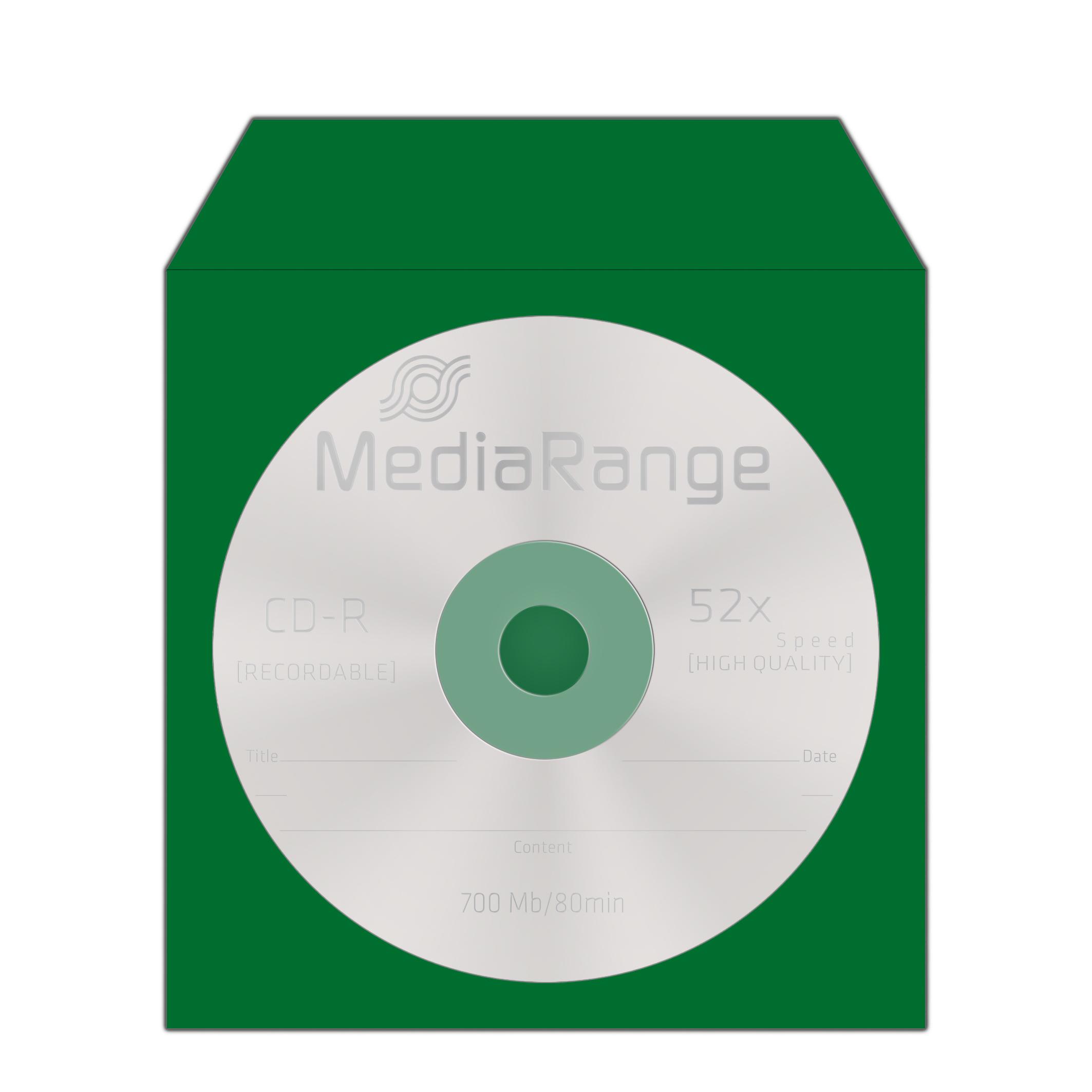 MediaRange spalvoti CD vokai, 100 vnt., 4 spalvos (BOX67)
