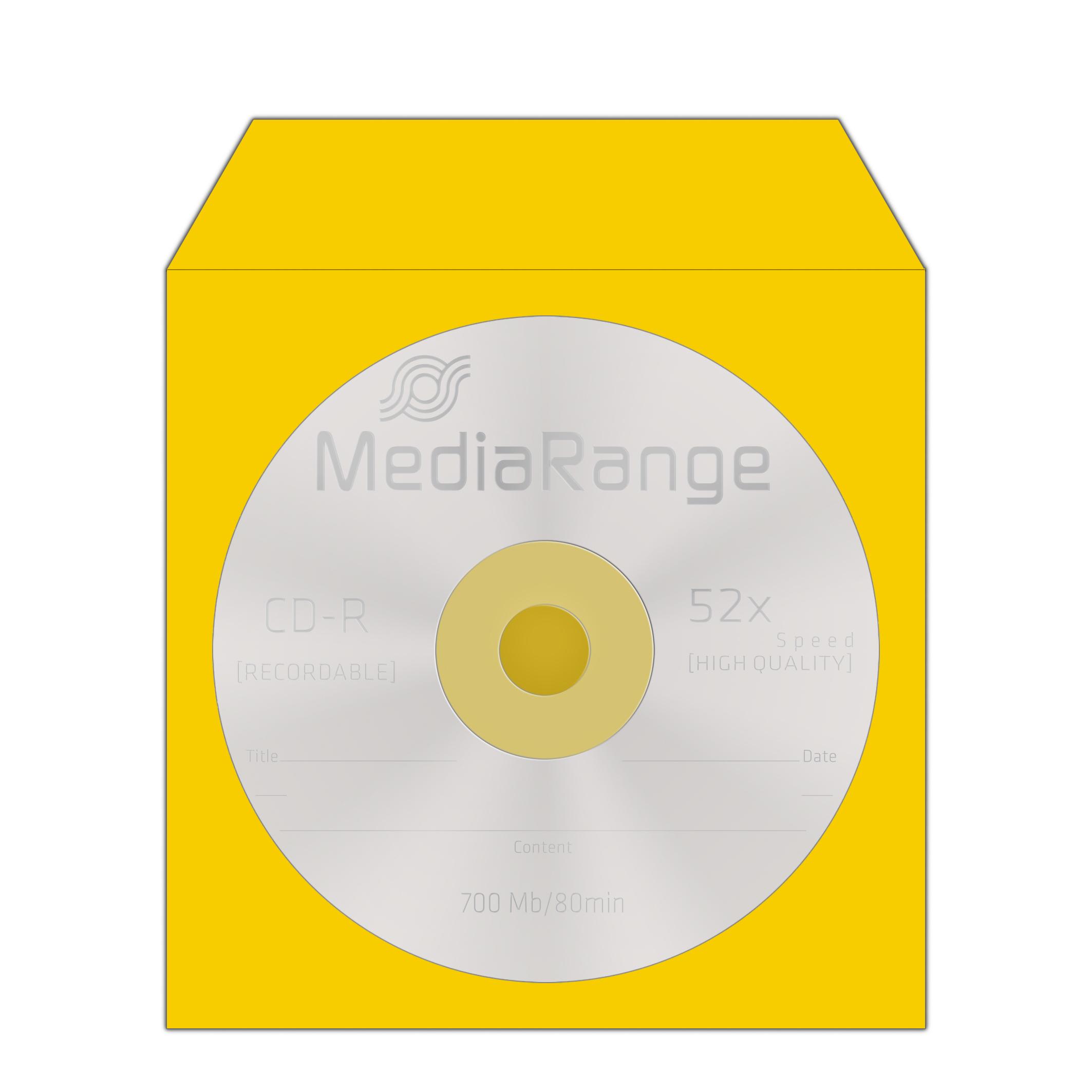 MediaRange spalvoti CD vokai, 100 vnt., 4 spalvos (BOX67)