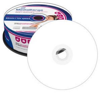 MEDIARANGE MR224 - 12x - CD-R - 120 mm - 700 MB - Cakebox - 25 vnt.