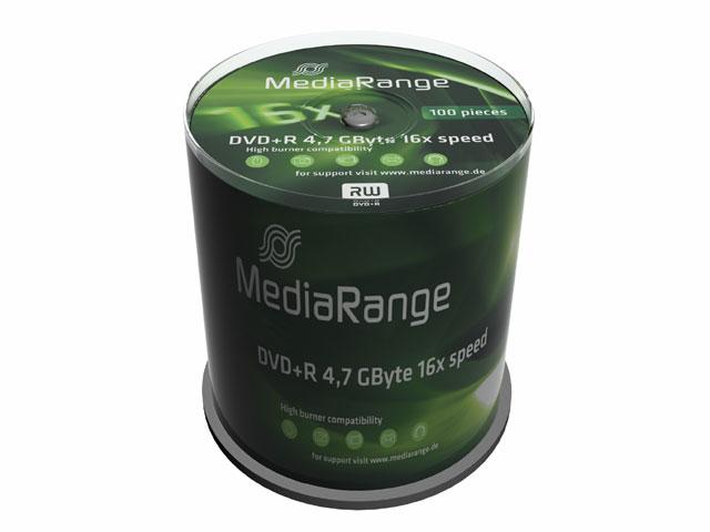 MediaRange DVD+R 4.7 GB 16x 100 vnt (MR443)