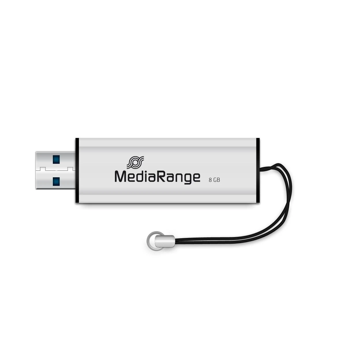 STICK 8GB MEDIARANGE MR914 3.2 Gen 1 Juodas/Sidabrinė