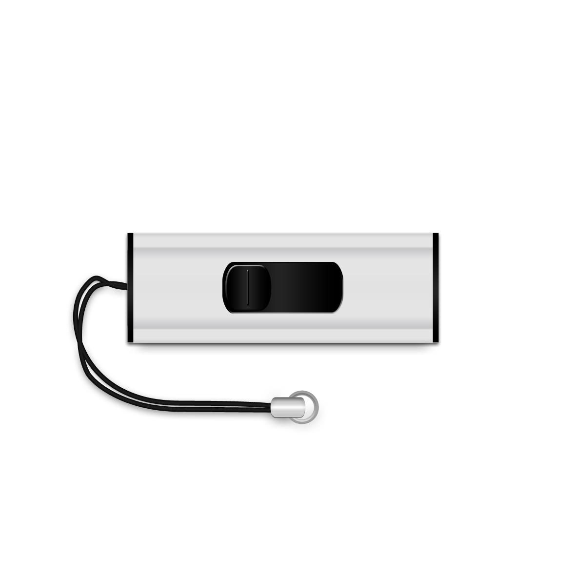 STICK 32GB USB 3.2 MEDIARANGE MR916 USB Typ-A - Dia - Juodas - Sidabrinė