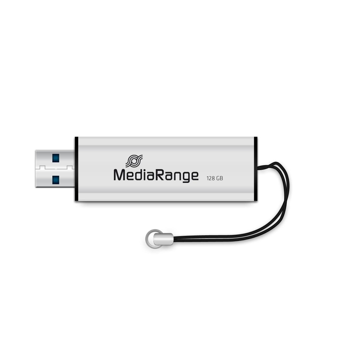 STICK 128GB USB 3.2 MEDIARANGE MR918 USB Type-A Micro-USB - Dia - Juodas - Sidabrinė