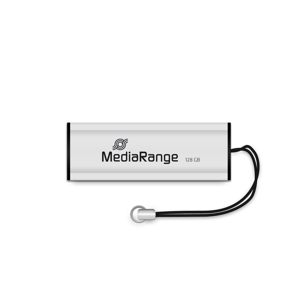 STICK 128GB USB 3.2 MEDIARANGE MR918 USB Type-A Micro-USB - Dia - Juodas - Sidabrinė