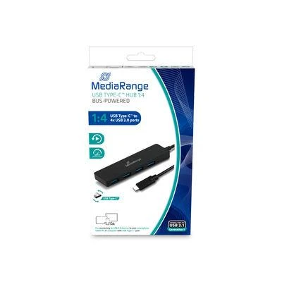 MediaRange USB-C šakotuvas pakuotėje