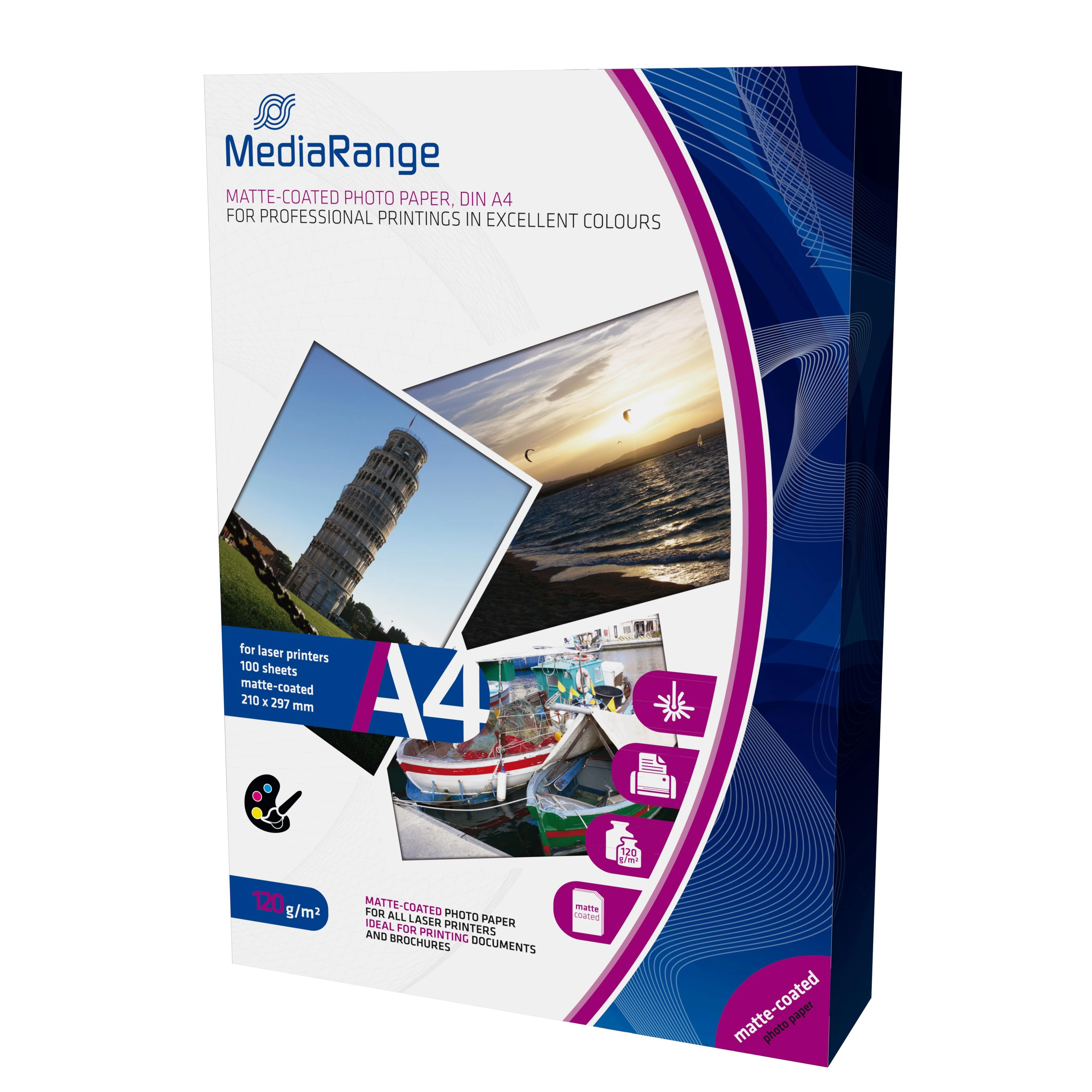 MediaRange Papier ksero Mrink A4 120g 100 arkuszy