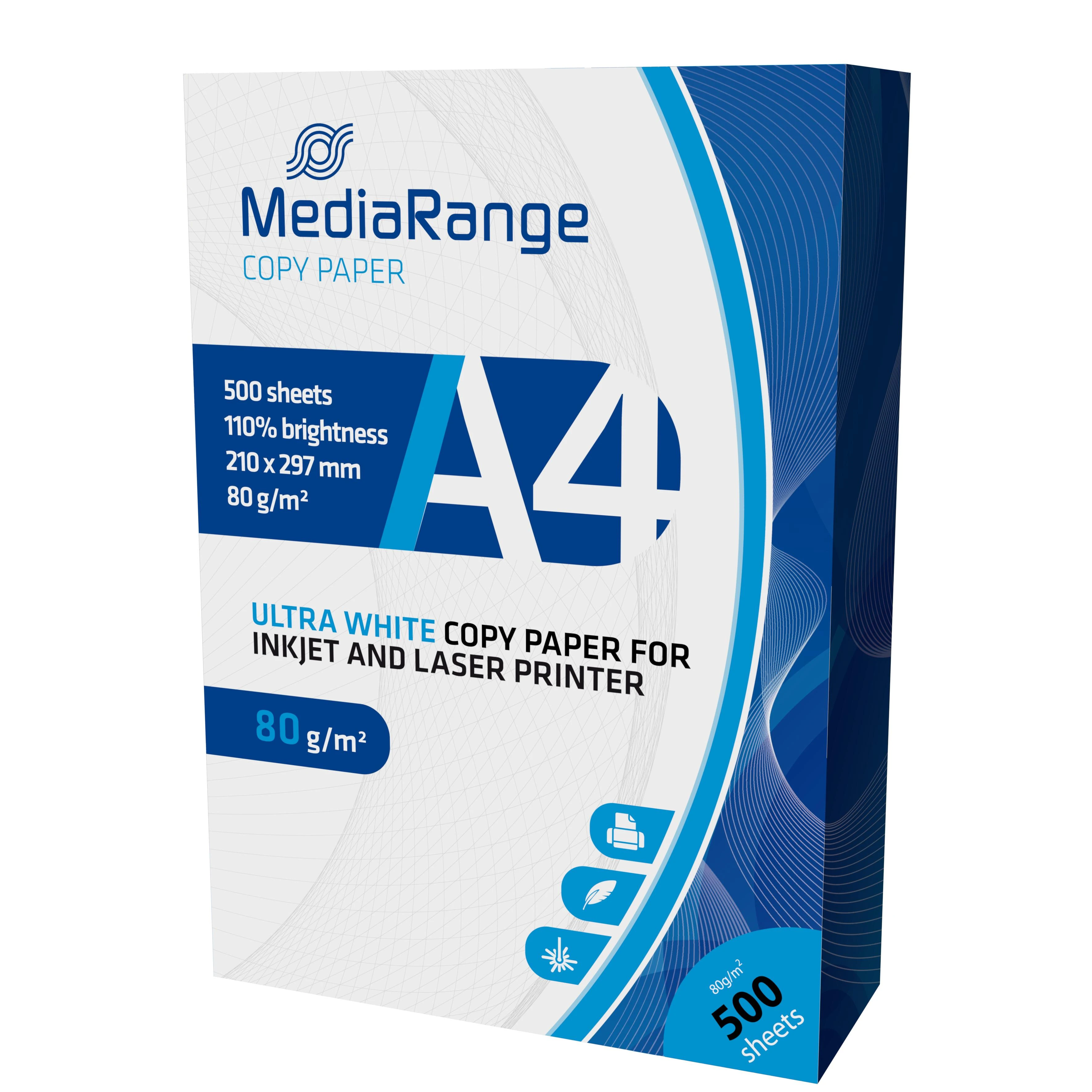 MediaRange A4 kopijavimo popierius 80g 500 lapų
