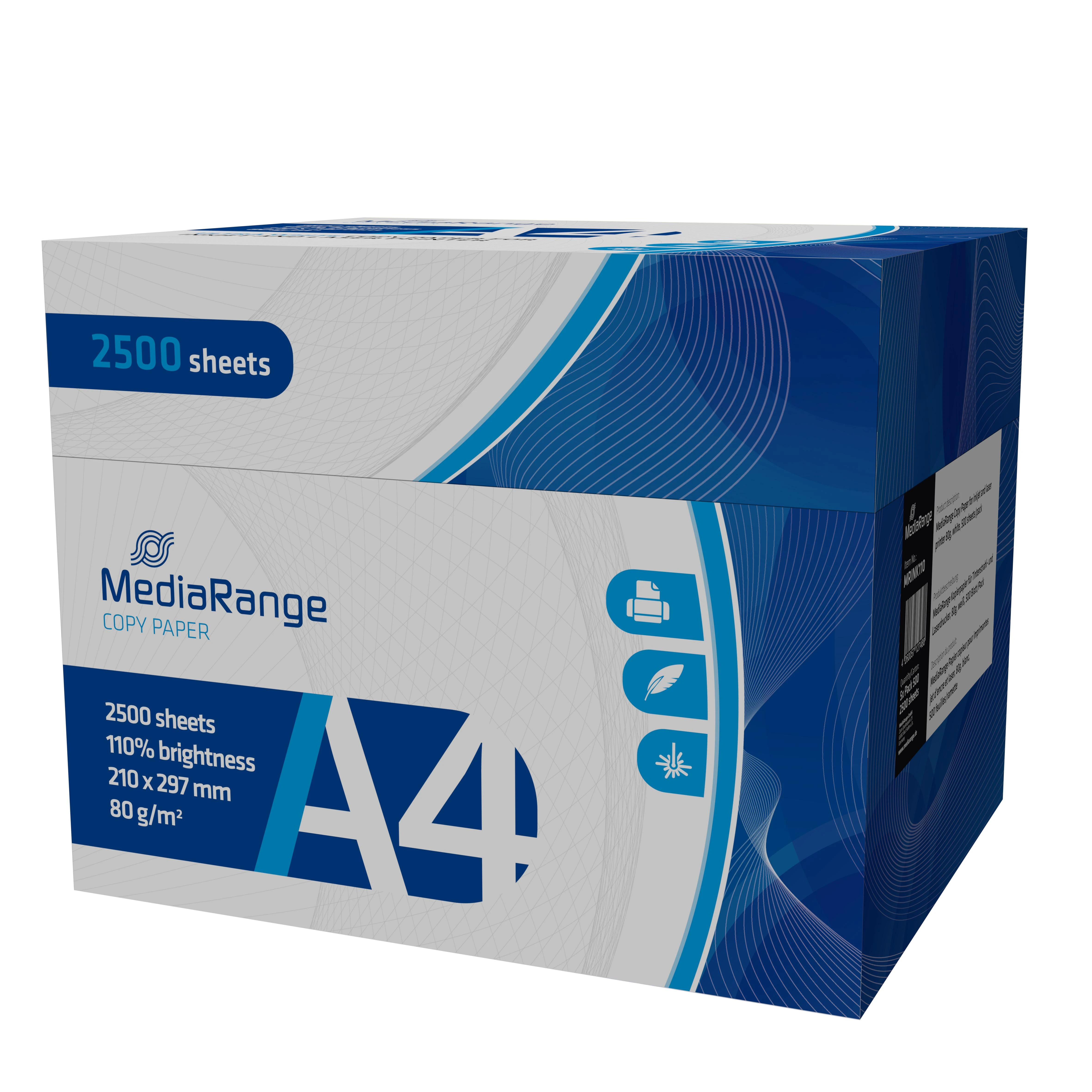 MediaRange A4 kopijavimo popierius 80g 500 lapų