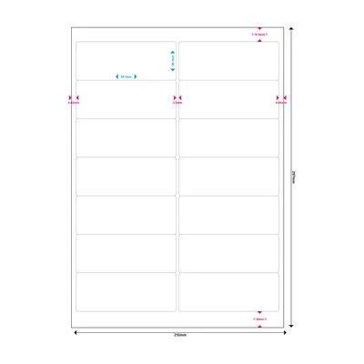 MediaRange Etykiety balta 99,1x38,1mm 700 vnt (MRINK146)