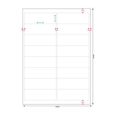 MediaRange Etykiety balta 99,1x33,9mm 800 vnt (MRINK147)