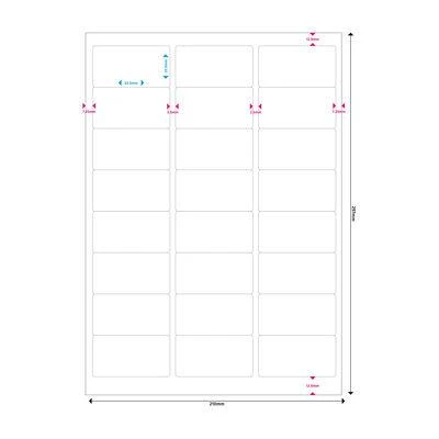 MediaRange Etykiety balta 63,5x33,9mm 1200 vnt (MRINK150)