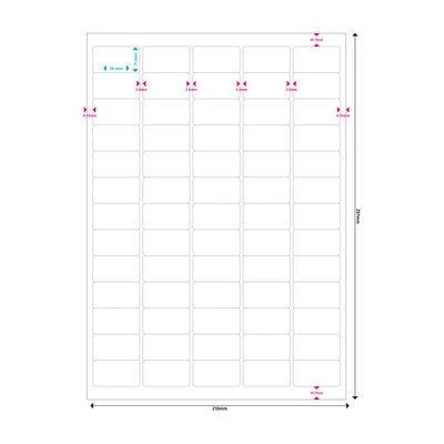 MediaRange Etykiety balta 38,1x21,2mm 3250 vnt (MRINK151)