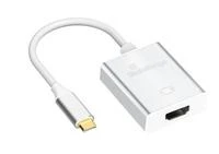 Adapteris AV MediaRange MediaRange USB Type-C 3.1 į HDMI konverteris, sidabrinis
