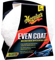 Meguiars X3080EU Even Coat mikropluošto aplikatoriaus pagalvėlės 5'' (127 mm) Idealiai tinka itin smulkiam poliravimui (2 vnt.) JAV)