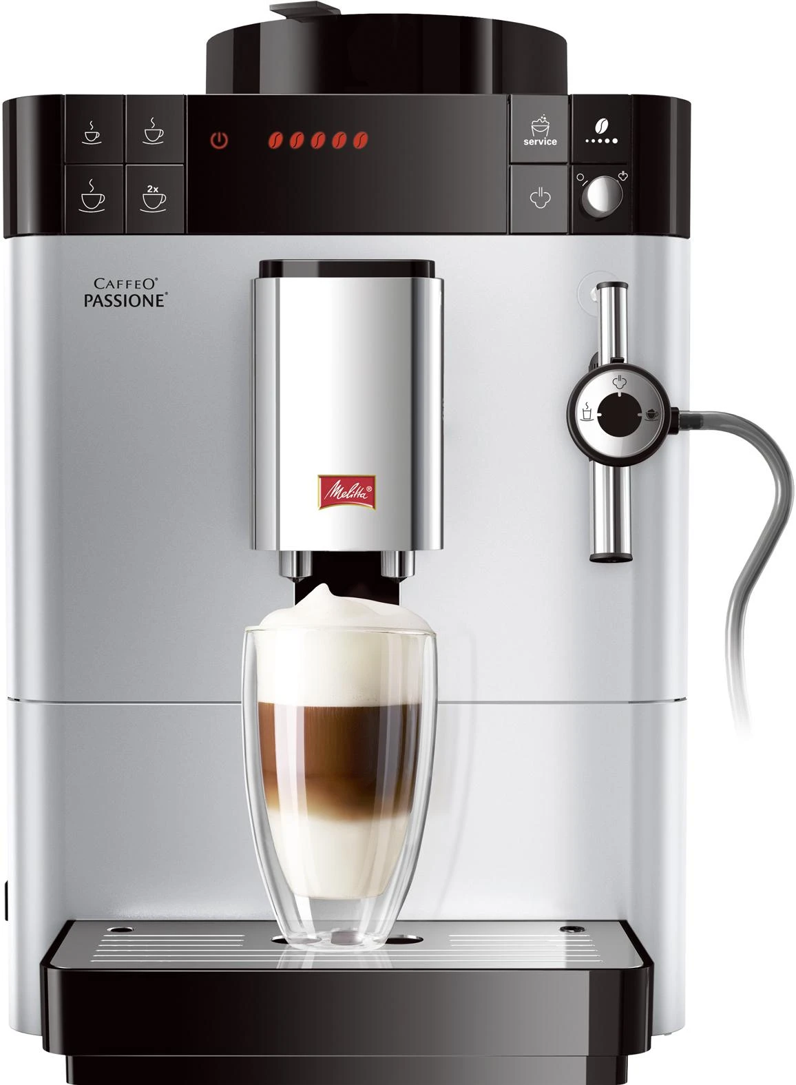 Kavos aparatas Melitta PASSIONE F53/0-101 Sidabrinis