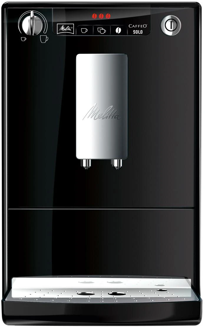 MELITTA automatinis kavos aparatas E950-101 solo, juoda-sidabro spalva