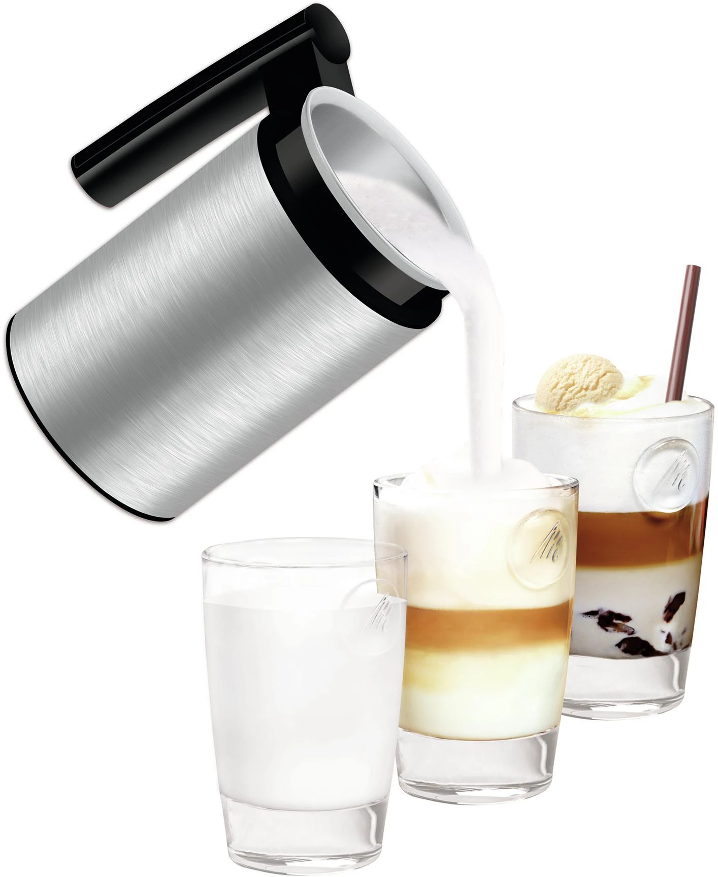 Melitta 1014-03 Pieno putų plaktuvas SST