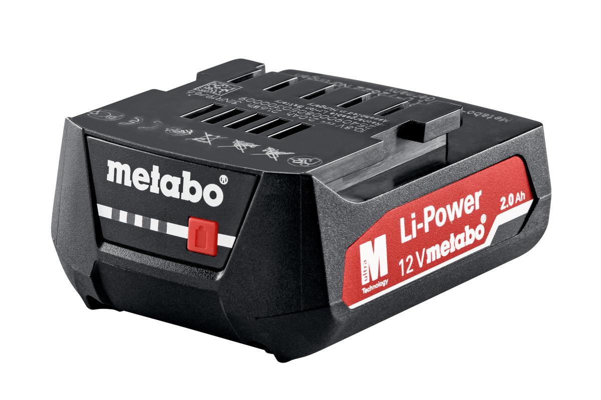 Akumuliatorius 12V 2,0 Ah Li-ion, Metabo