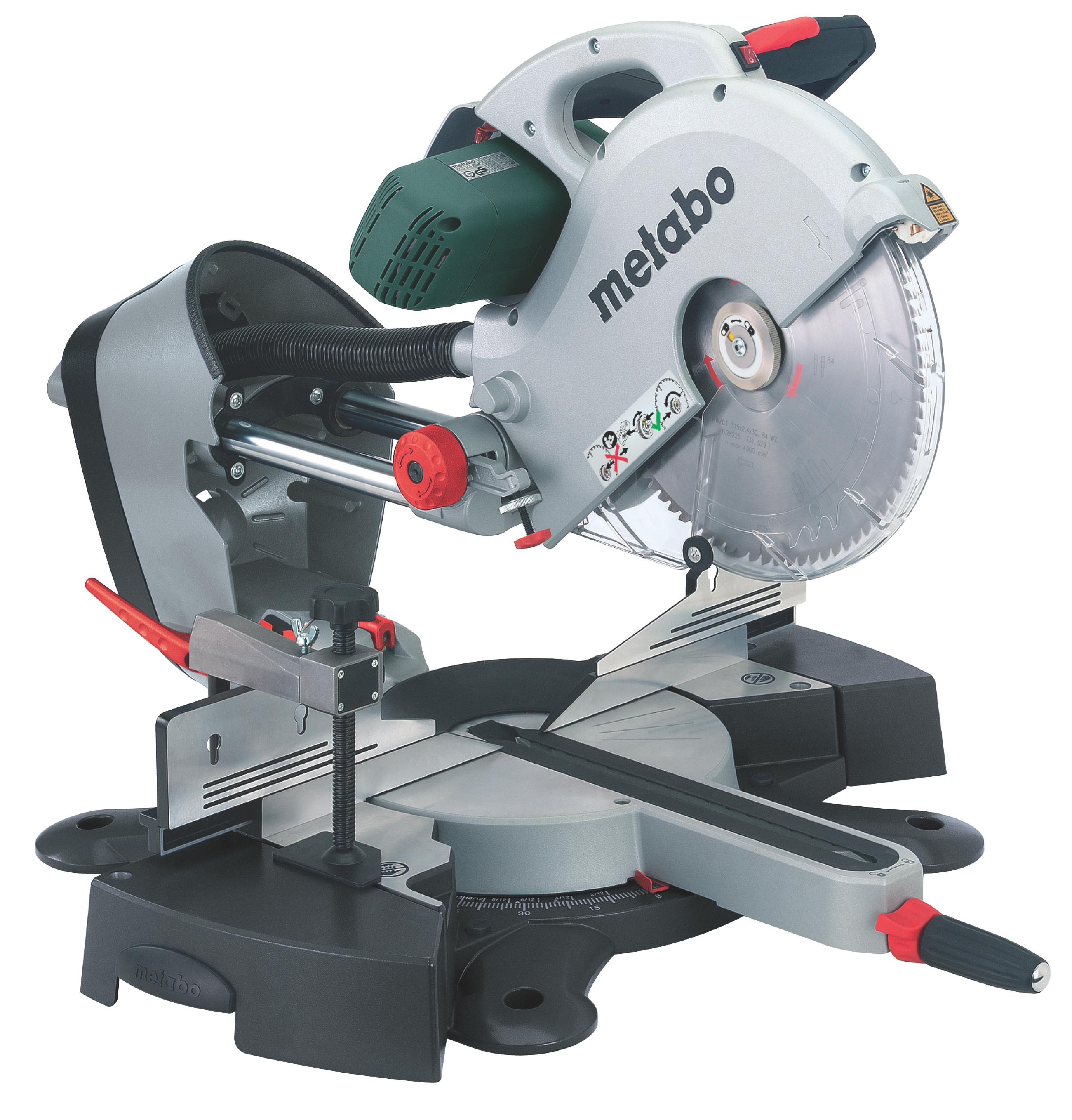Skersinio pjovimo staklės KGS 315 Plus, Metabo