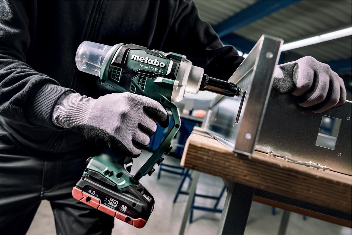 Akumuliatorinio kniediklio NP 18 LTX BL 5.0 korpusas MetaLoc, Metabo