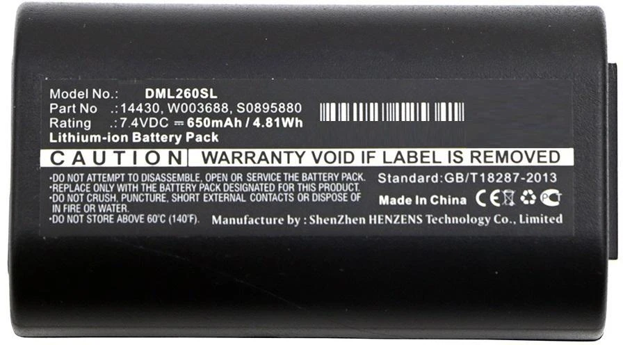 CoreParts MBXPR-BA002 Baterija for M&DYMO Spausdintuvas, 4.8Wh Li-ion 7.4V 650mAh