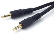 Kabelis MicroConnect Jack 3.5mm - Jack 3.5mm 0.5m juoda (AULL05)