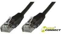MicroConnect RJ-45/RJ-45 kat.5e 15m Juodas (UTP515S)