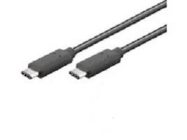 Kabelis USB MicroConnect USB-C - USB-C 0.5 m Juodas (USB3.1CC0.5)