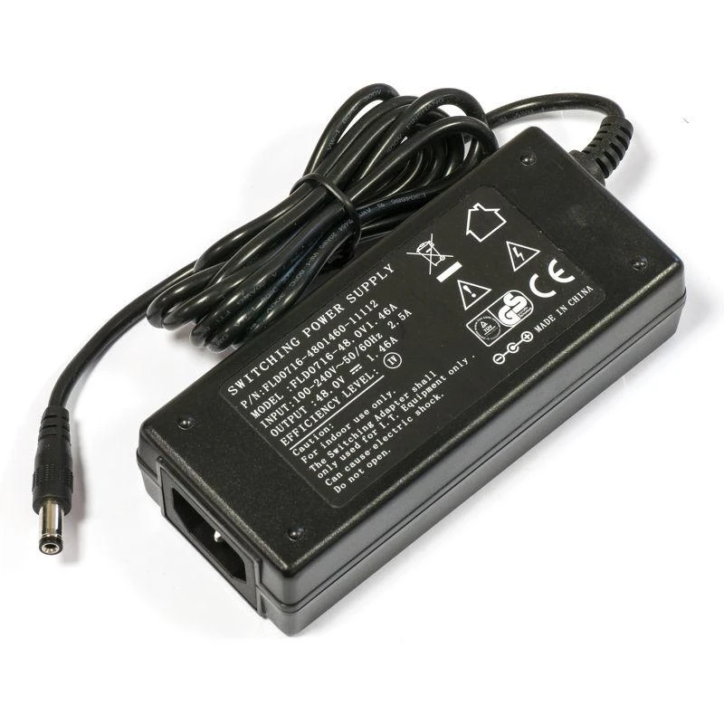 MIKROTIK 48POW Mikrotik 48POW 48V 1.46A maitinimo adapteris + maitinimo kištukas