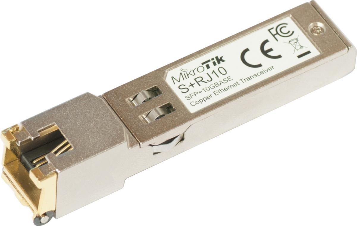 MIKROTIK MT S+RJ10 MikroTik S+RJ10 RJ45 SFP+ 10GbE copper module for Mikrotik iki 200m