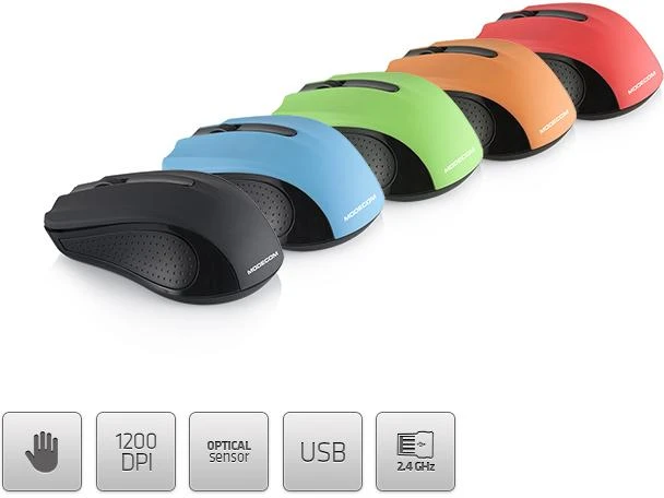 Belaid. pelė Modecom MC-WM9 juod. USB