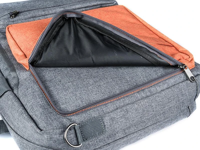 Bag for laptop MODECOM RENO TOR-MC-RENO-ORG (15,6", Pilkas and oranžinis)
