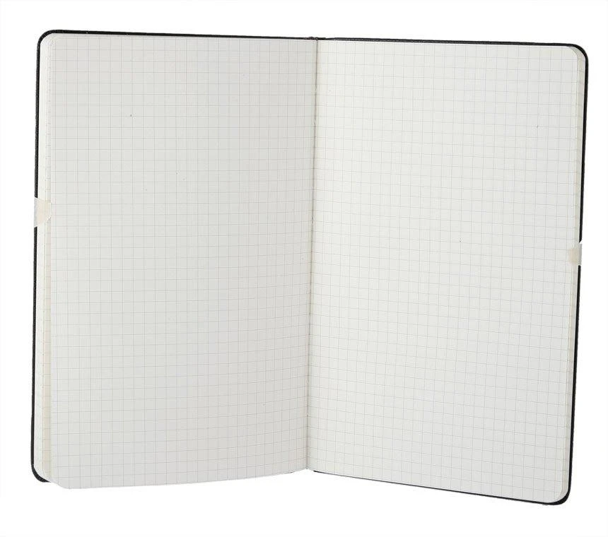 Užrašų knygutė Moleskine Classic 13x21cm, langeliais, kietu viršeliu, juodos spalvos